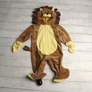 Miniwear Plush Lion Halloween Costume Size 12 Months Hooded 1 Piece